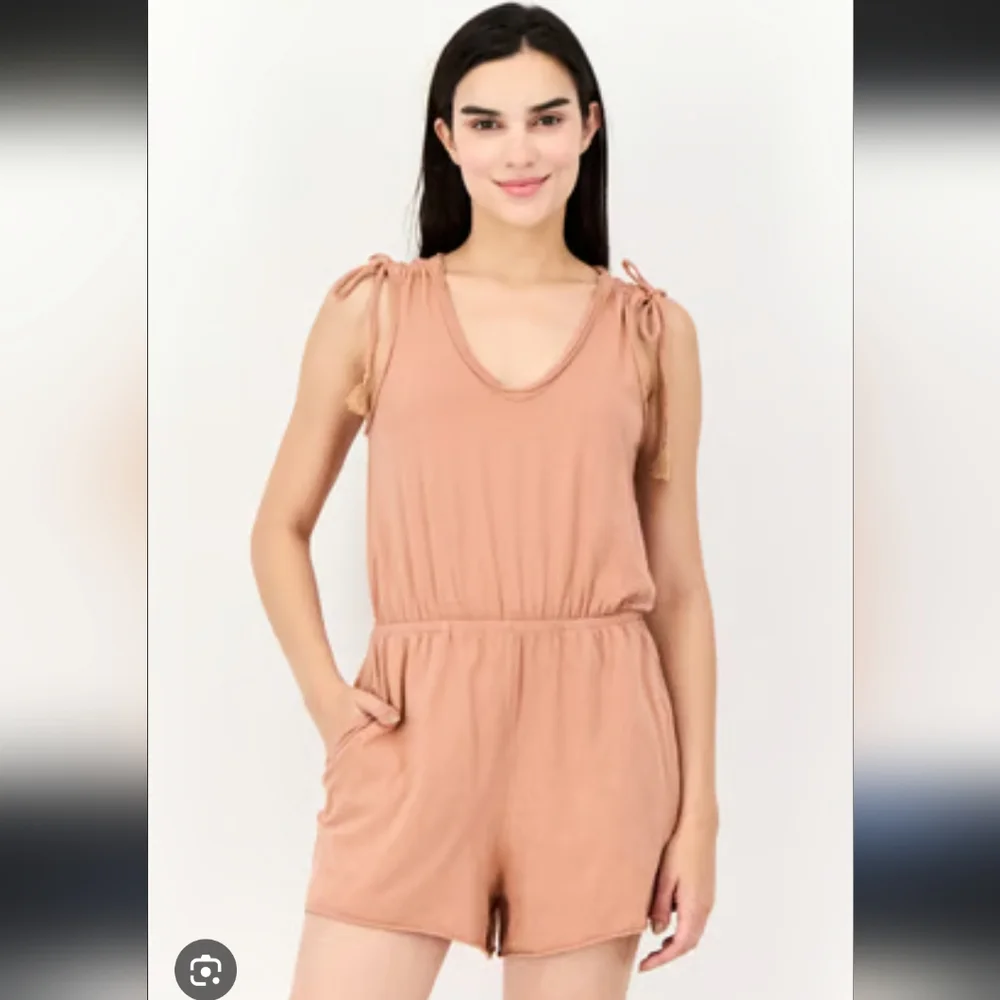 Aerie Ruched Romper - Picture 2 of 8